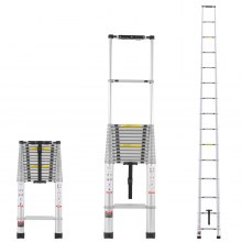 VEVOR Telescoping Extension Ladder 20.3FT Multi-button Retraction 419 LBS