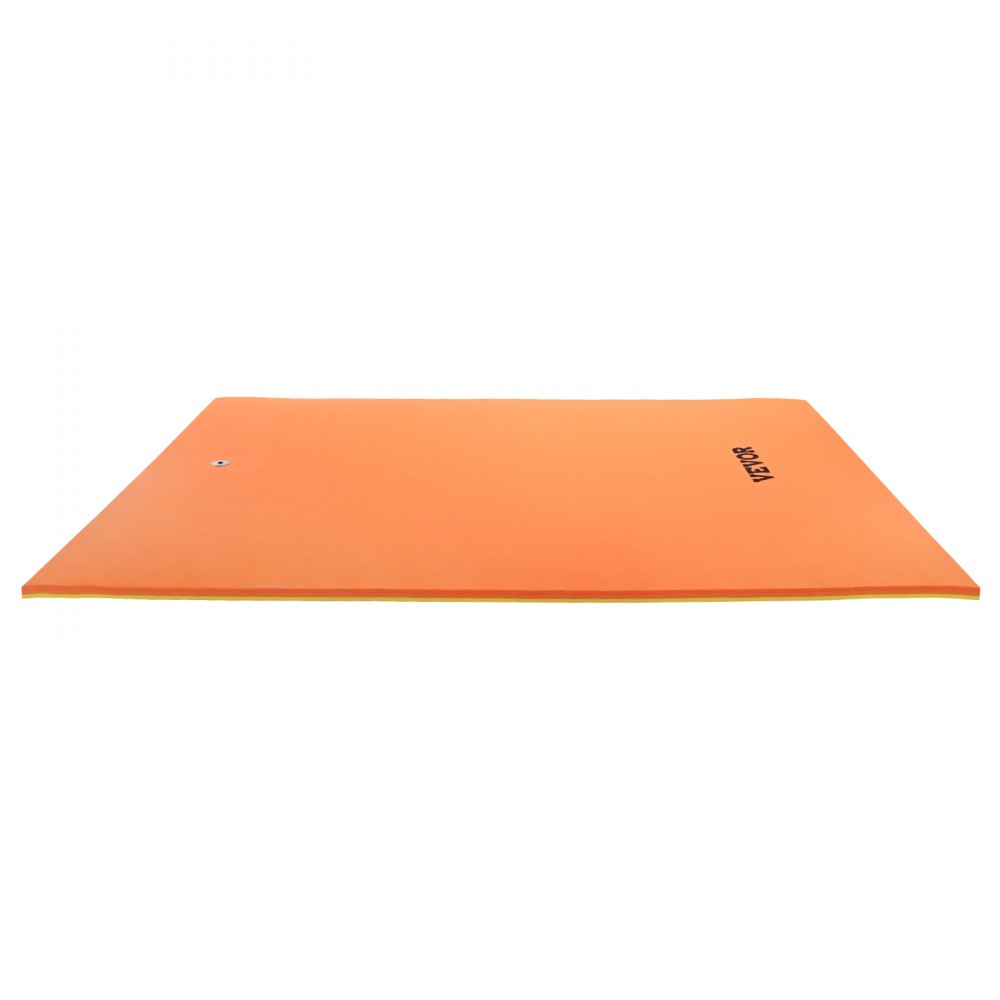 VEVOR Lily Pad Floating Mat, Large 9x6 FT Floating Water Pad, 3-Layer Floating Dock for Adults Kids, 1.3" Thick Tear-Resistant XPE Foam Raft, Floating Island for Lake, Pool, Ocean, Beach, and Boating