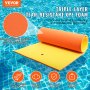 VEVOR Lily Pad Floating Mat, Large 12x6 FT Floating Water Pad, 3-Layer Floating Dock for Adults Kids, 1.3" Thick Tear-Resistant XPE Foam Raft, Floating Island for Lake, Pool, Ocean, Beach, and Boating