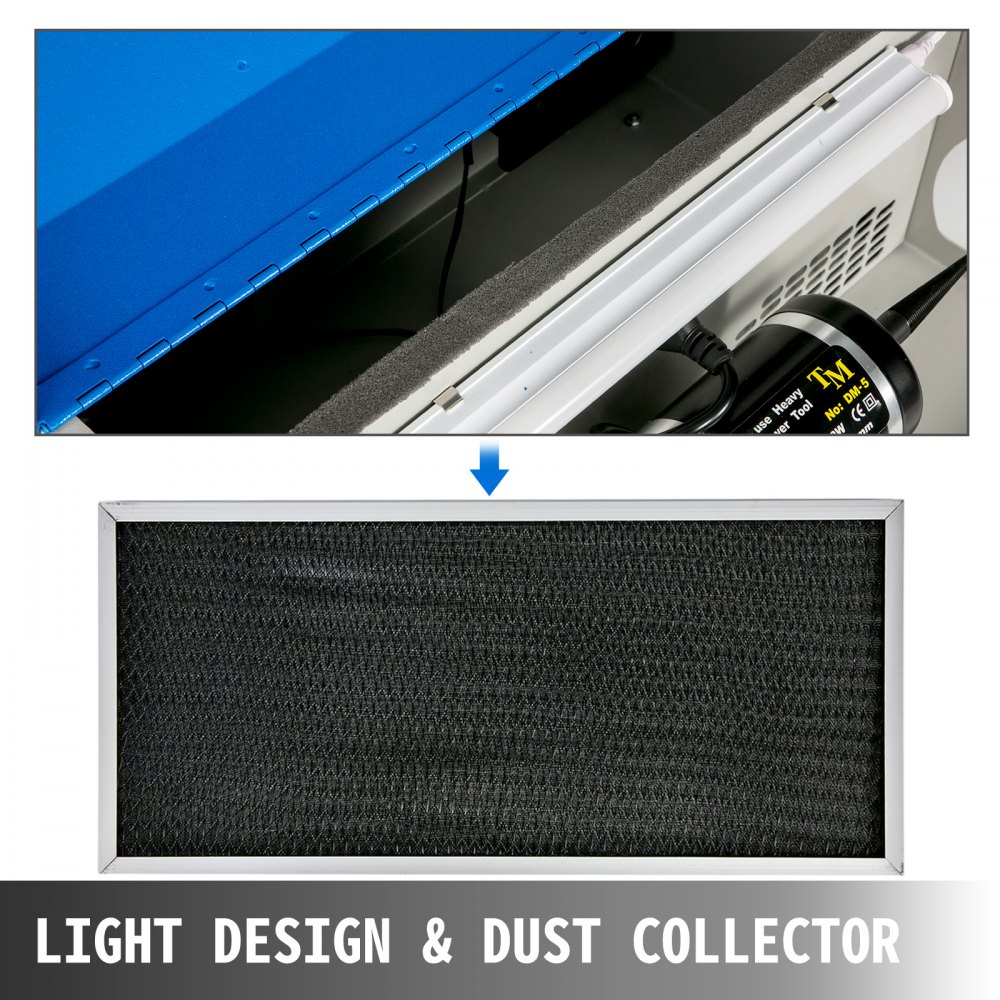 VEVOR Jewelry Polishing Machine Buffing Machine Benchtop 220V Jewelry Buffer