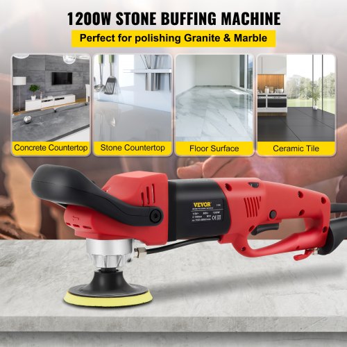 WP800-220 4 Variable Speed 220V, 1000-4000 Rpm Wet Polisher