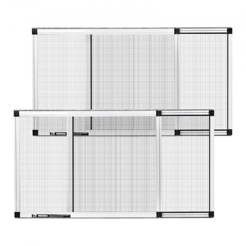 VEVOR Adjustable Window Screen Expandable Windows Screens 2 Packs Aluminum Frame