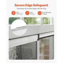 VEVOR Adjustable Window Screen Expandable Windows Screens 2 Packs Aluminum Frame