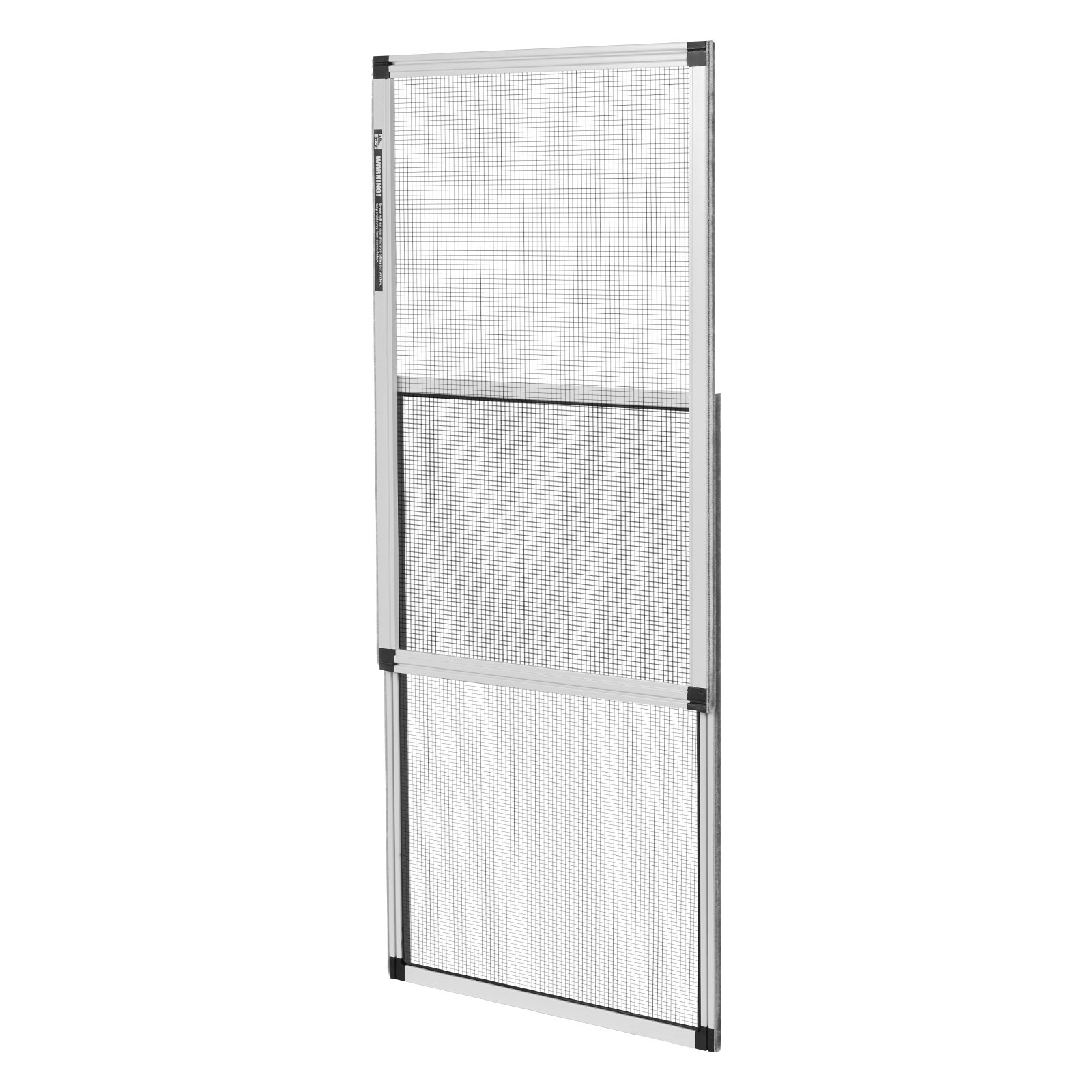 Mosquitera ajustable VEVOR, 38 cm de alto x 53 cm - 101 cm de ancho, 2 paquetes. Mosquiteras extensibles con marco de aluminio y malla resistente. Instalación horizontal o vertical ajustable. Ideal para casa o jardín.