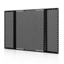 RV Screen Door Protector Adjusts from 22 to 31.5 in Adjustable Door Grille Black