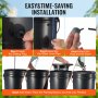 VEVOR DWC Hydroponics Grow System Djupvattenkultur med toppdropp 1 hink 5Gal