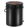 Sistema de cultivo hidropónico VEVOR DWC para cultivo en aguas profundas con 2 baldes de goteo superiores
