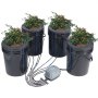 Sistema de cultivo hidropónico VEVOR DWC para cultivo en aguas profundas con goteo superior, 4 baldes