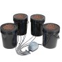 VEVOR DWC Hydroponics Grow System, Hydroponic Growing System with Top Drip Kit, Deep Water Culture 5-Gallon 4 Buckets, with Air Pump, Air Stones and Water Level Device for Leafy Vegetables