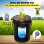 VEVOR hydroponics system with 10w air pump and air stone for optimal root growth