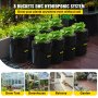 VEVOR DWC Hydroponic System, 5 Gallon 8 Buckets, Deep Water Culture Growing Bucket, Hydroponics Grow Kit with Pump, Air Stone and Water Level Device, for Indoor/Outdoor Leafy Vegetables