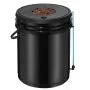 VEVOR DWC Hydroponic System, 5 Gallon 8 Buckets, Deep Water Culture Growing Bucket, Hydroponics Grow Kit with Pump, Air Stone and Water Level Device, for Indoor/Outdoor Leafy Vegetables