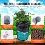 VEVOR DWC Hydroponics Grow System Deep Water Culture 8 hinkar med luftpump