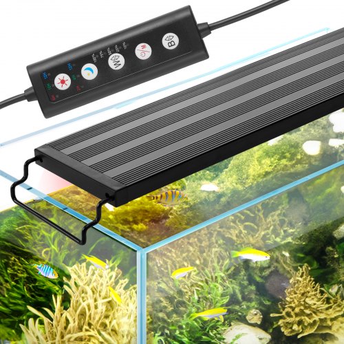VEVOR Aquarium Light 18W Full Spectrum Aquarium LED Lights for 24"-30" Fish Tank