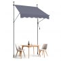 VEVOR 59x47" Patio Awning Retractable Awning Sunshade Shelter with Crank Handle