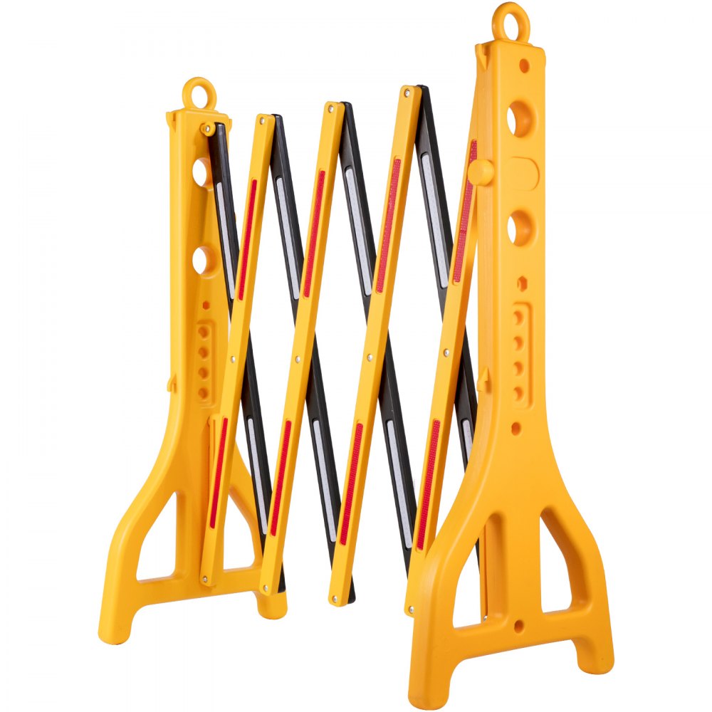 VEVOR Expandable Mobile Barricade Trellis Fence 3pcs 2.5m W/ 2 Chain