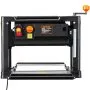 VEVOR Benchtop Thickness Planer, Dual Speed, 13" Wide Table, Equipped with Three Blades, 15-Amp 2000W Motor, Includes 12" Extended Input Table, Designed for Quiet Operation on Various Wood Types