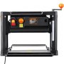 VEVOR Thickness Planer, Two Speed, 33 cm Width Worktable Benchtop Planer, Three-Blade, 15-Amp 2000W Powerful Motor, 30.5 cm Extended Infeeding Table, Low Noise for both hard & soft wood material removal