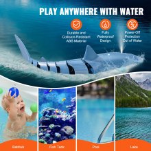 Christmas gifts! VEVOR Remote Control Shark Toy 2.4 GHz High Speed RC Boat for Kids Adults Gift