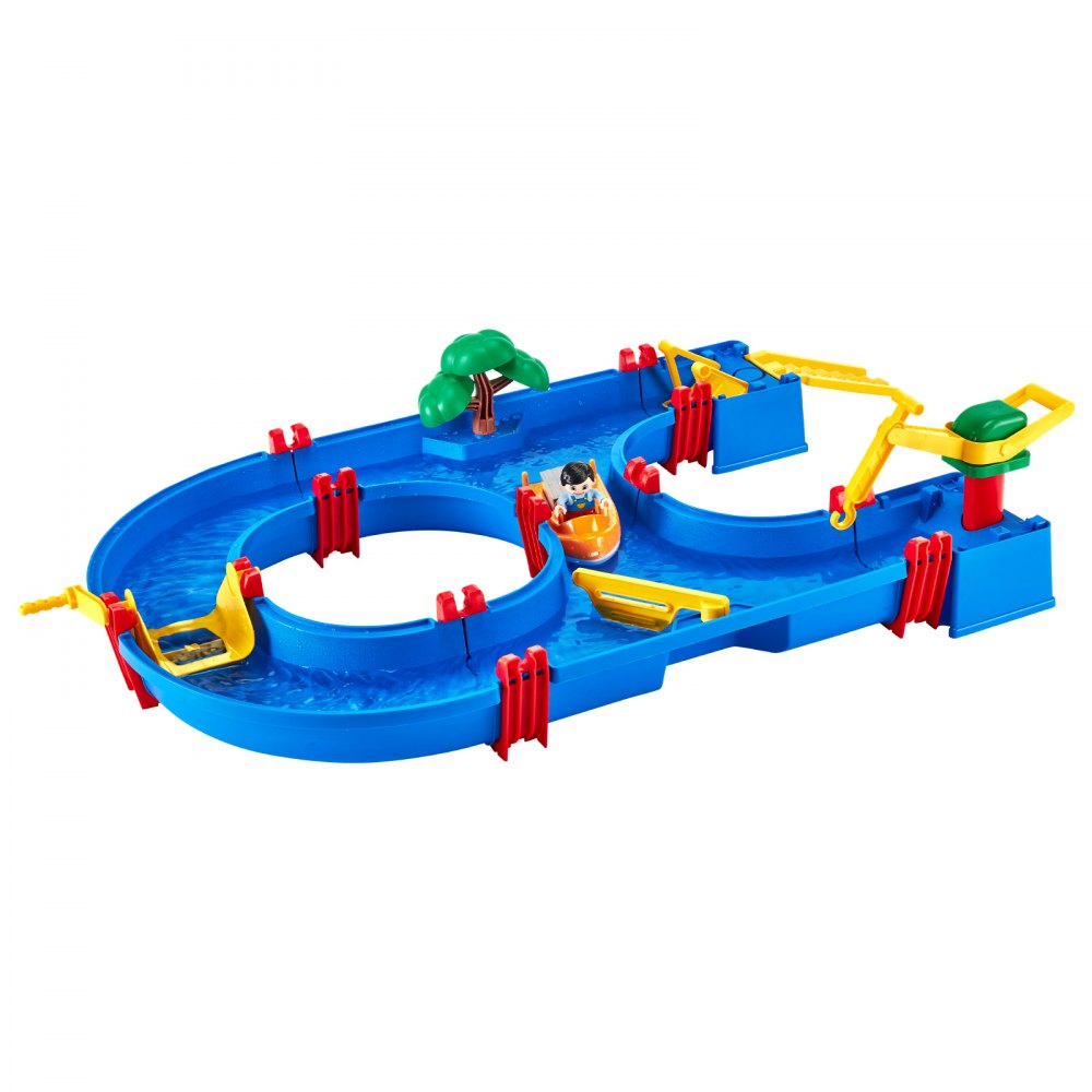 VEVOR Water Table for Toddlers, Kids Activity Play Waterway, Outdoor Summer Water Park Playset with 39PCS Accessories for Backyard Lawn Beach, Activity Sensory Play Table for 3+ Years Boys Girls