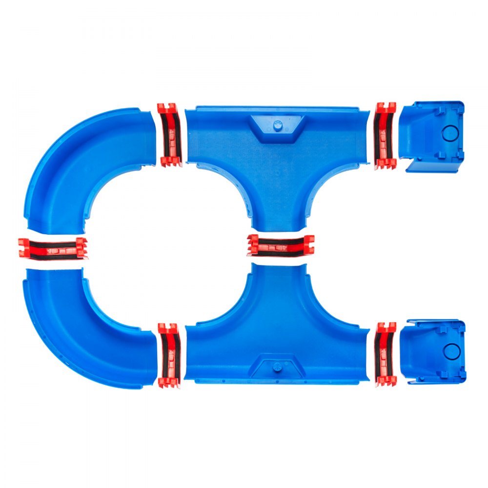 VEVOR Water Table for Toddlers, Kids Activity Play Waterway, Outdoor Summer Water Park Playset with 39PCS Accessories for Backyard Lawn Beach, Activity Sensory Play Table for 3+ Years Boys Girls
