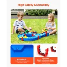 VEVOR Water Table for Toddlers Kids Activity Play Waterway for 3+ Years Boy Girl