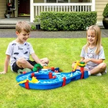 VEVOR Water Table for Toddlers Kids Activity Play Waterway for 3+ Years Boy Girl