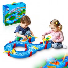 VEVOR Water Table for Toddlers Kids Activity Play Waterway for 3+ Years Boy Girl