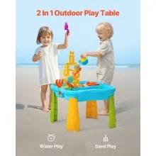VEVOR Sand Water Table for Toddlers Kids Sensory Table with 11PCS Accessories