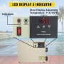 VEVOR Electric Pool Heater 11KW 240V Swimming Pool Electric Heater Water Bath Heater Electric Digital fit for Thermostat, fit for Max 1981 Gallon Pool Equipment,Note:You Must Wire This Item Yourself
