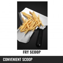 VEVOR Fry Warmer Francês, Lâmpada de Calor para Fritar, com Panela Destacável, Aquecedor de Lâmpada para Alimentos, SUS