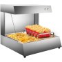 VEVOR French Fries Warmer Chips Fried Dish with Drainboard Shelf Countertop 750W