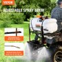VEVOR ATV Sprayer 60 L/15,9 Gal ATV/UTV Spot Sprayer med en munstycksbom 1,9 GPM