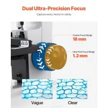 VEVOR Professional Binocular Compound Microscope Kit 40-2000X Magnification