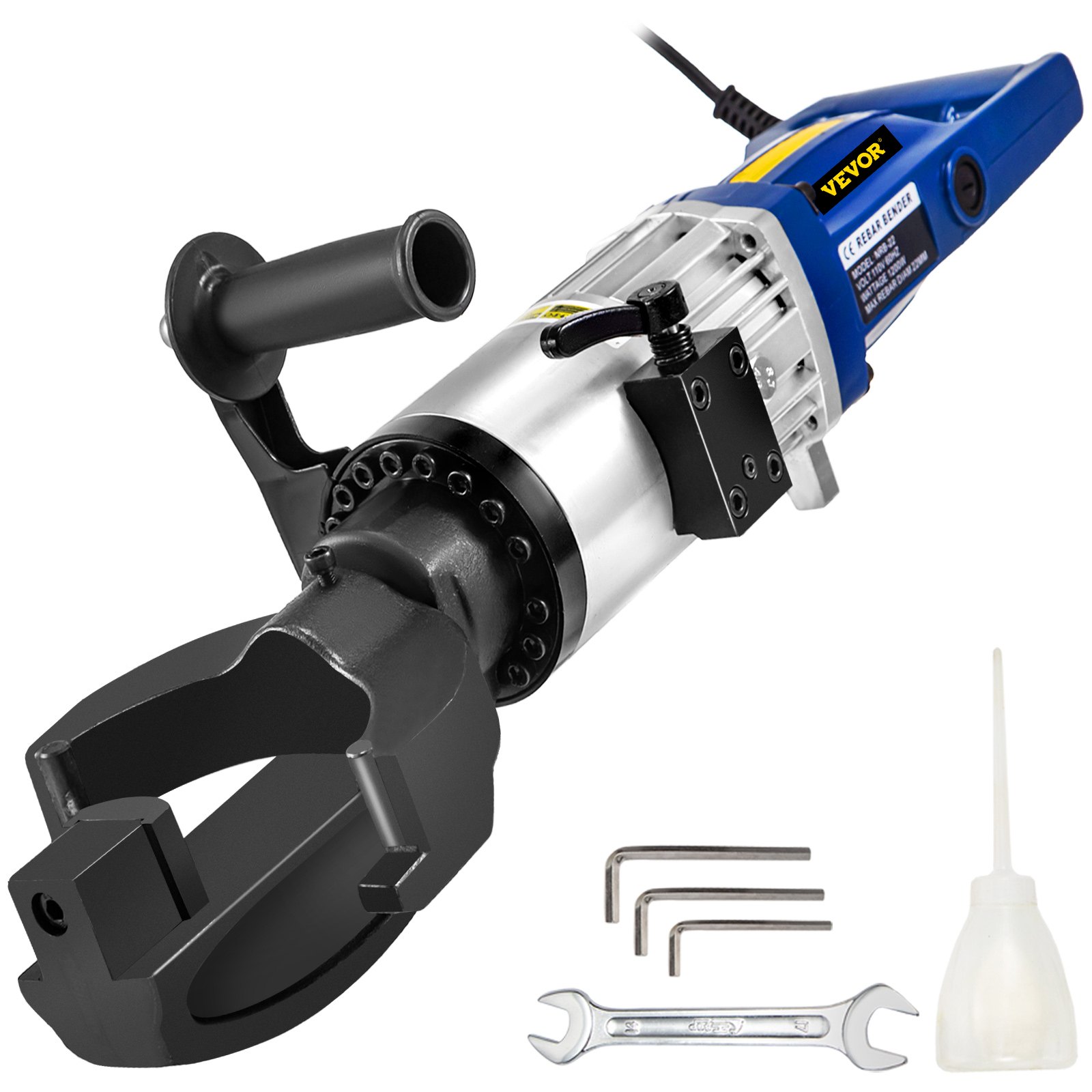 VEVOR Hand Held Rebar Bender Electric Rebar Bender 1200W Hydraulic Rebar Bending