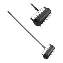 VEVOR Rolling Lawn Aerator, 21-inch Heavy-Duty Manual Rolling Aerator Lawn with Detachable Handle and 33 Iron Spikes, Rolling Lawn Aeration Tool for Garden Patio Yard Compacted Soils and Lawns, Black
Visit the VEVOR Store