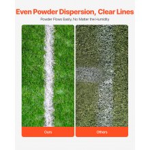 Dry Line Marker 2-Wheel 2 or 4 in Lines Heavy Duty Steel Chalker 25 lbs Green