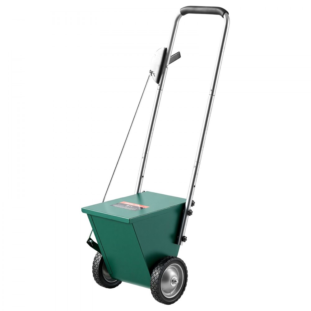 VEVOR Steel Dry Line Marker 11.3kg Powder Capacity Field Dry Line Chalker, For Small Fields, 50-100 mm Adjustable Line Width, with 2 Heavy-Duty Wheels, Clear and Even Marking, Easy One-Person Pushing