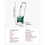 VEVOR Steel Dry Line Marker 11.3kg Powder Capacity Field Dry Line Chalker, For Small Fields, 50-100 mm Adjustable Line Width, with 2 Heavy-Duty Wheels, Clear and Even Marking, Easy One-Person Pushing