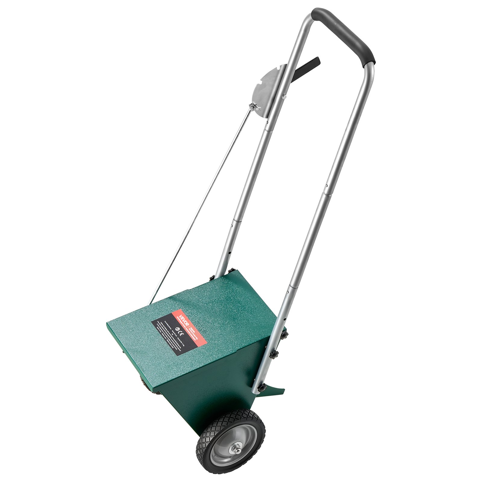 VEVOR Steel Dry Line Marker 11.3kg Powder Capacity Field Dry Line Chalker, For Small Fields, 50-100 mm Adjustable Line Width, with 2 Heavy-Duty Wheels, Clear and Even Marking, Easy One-Person Pushing