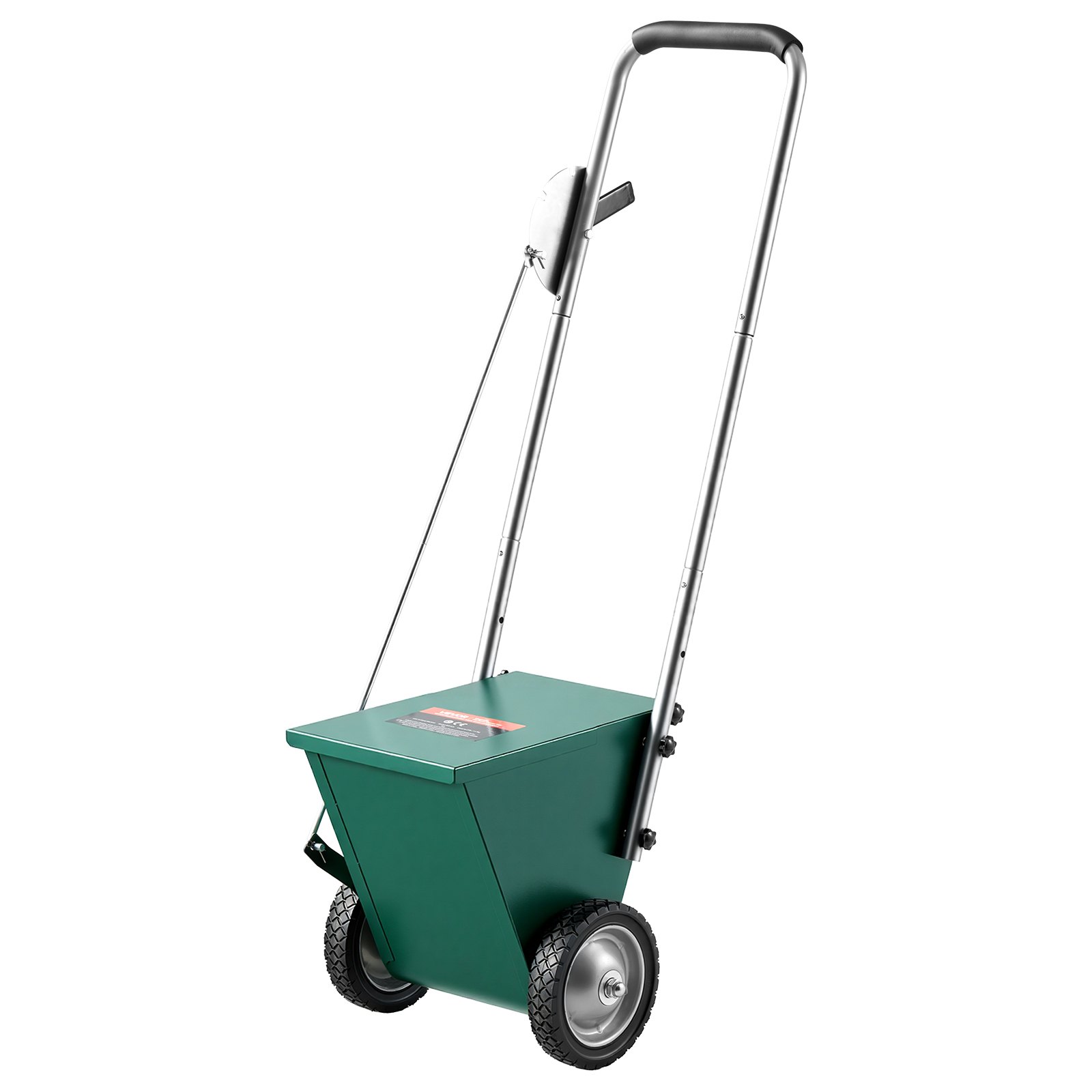 VEVOR Steel Dry Line Marker 11.3kg Powder Capacity Field Dry Line Chalker, For Small Fields, 50-100 mm Adjustable Line Width, with 2 Heavy-Duty Wheels, Clear and Even Marking, Easy One-Person Pushing