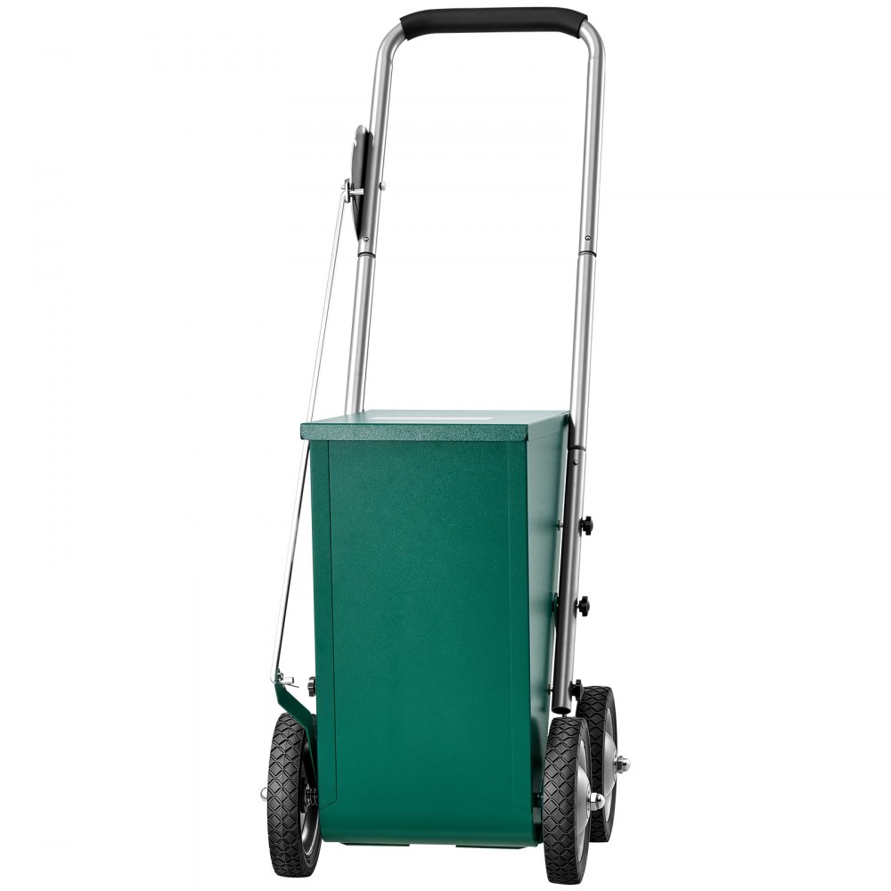 VEVOR Steel Dry Line Marker 22.7kg Powder Capacity Field Dry Line Chalker, For Standard Fields, 50-100 mm Adjustable Line Width, with 4 Heavy-Duty Wheels, Clear Even Marking, Easy One-Person Pushing