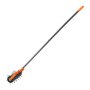VEVOR Rolling Lawn Aerator, 15 in Manual Push Aerator Roller with 42 Spikes & 60 in Long Handle, Fillable Drum for Added Weight, Heavy-Duty Lawn Soil Penetrator for Garden Yard Compacted Soils