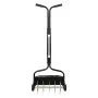 VEVOR Lawn Aerator, 18 in Manual Push Spike Aerator with 4 Wheels & Handle, Heavy Duty Grass Aerators, Supports 40 lbs Added Weight, Rolling Lawn Aeration Tool for Garden Yard Aeration Soil Health