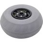 gray VEVOR beach balloon wheels with black hub, showcasing tread pattern and air valve.