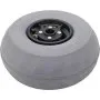 gray VEVOR beach balloon wheels with black hub, showcasing tread pattern and air valve.
