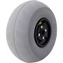 VEVOR Beach Balloon Wheels, 10" Replacement Sand Tires, PVC Cart Tires for Kayak Dolly, Canoe Cart and Buggy w/ Free Air Pump, 2-Pack