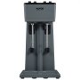 VEVOR Milkshake Machine, 375W x 2 Milkshake Maker Mixer, Dual Head Drink Mixer Blender Machine, 3-Speed Milkshake Blender with 2 x 820ml Stainless Steel Cup for Commercial