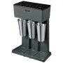 VEVOR Milkshake Machine, 375W x 3 Milkshake Maker Mixer, Triple Head Drink Mixer Blender Machine, 3-Speed Milkshake Blender with 3 x 820ml Stainless Steel Cup for Commercial