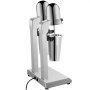 VEVOR Milkshake Maker, Double-Head Milkshake Machine, 560W Milkshake Mixer, Malt Maker with 800ml Cups (Stainless Steel/PC), 2-Speed Electric Milk Shake Machine, 36000RPM Drink Mixer, Stainless Steel